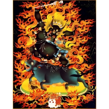 Zdjęcie Czarna manjushri Kalarupa (niszczyciel ignorancji)